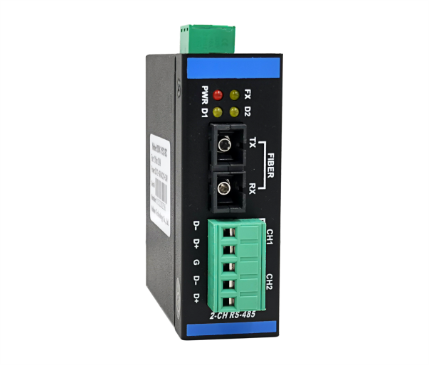 2-CH RS485 fiber converter