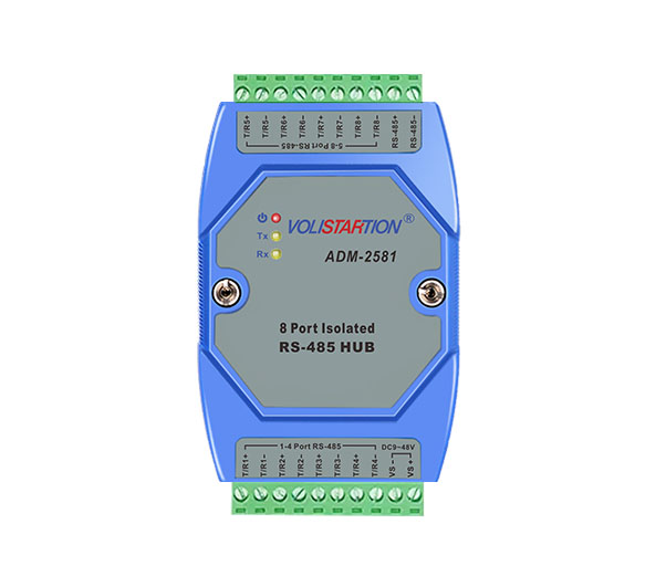 8-port RS485 hub